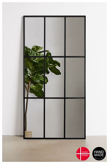 Libra Spejl - 200x100 cm - Sort